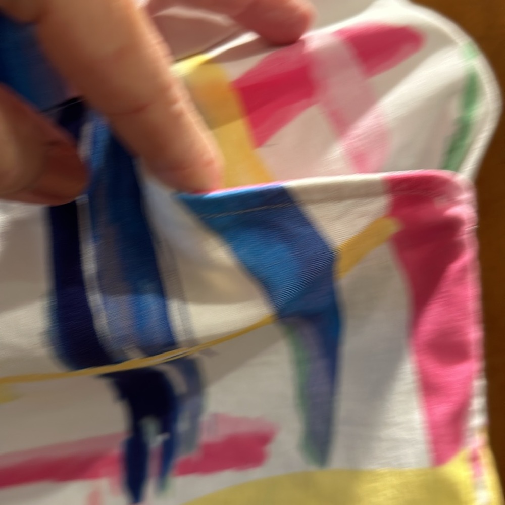 Super cute skirt with fun print. Side pockets - Picture 4 of 5